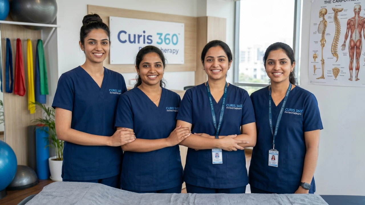 The Curis 360 clinical physiotherapy team led by Dr. Ponkhi Sharma in Bangalore